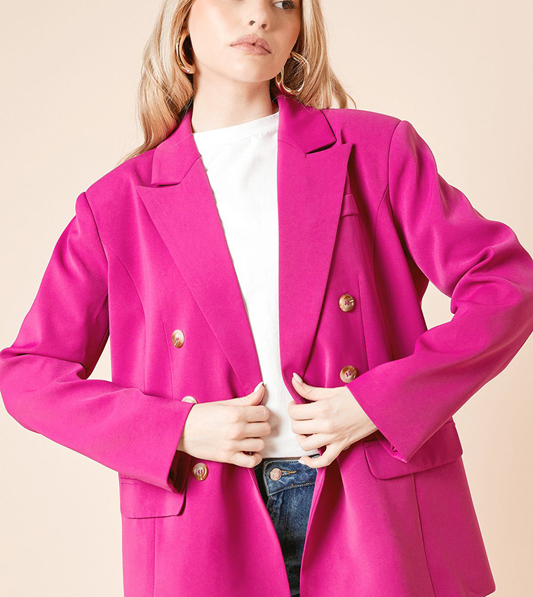 Double Breasted Oversized Blazer