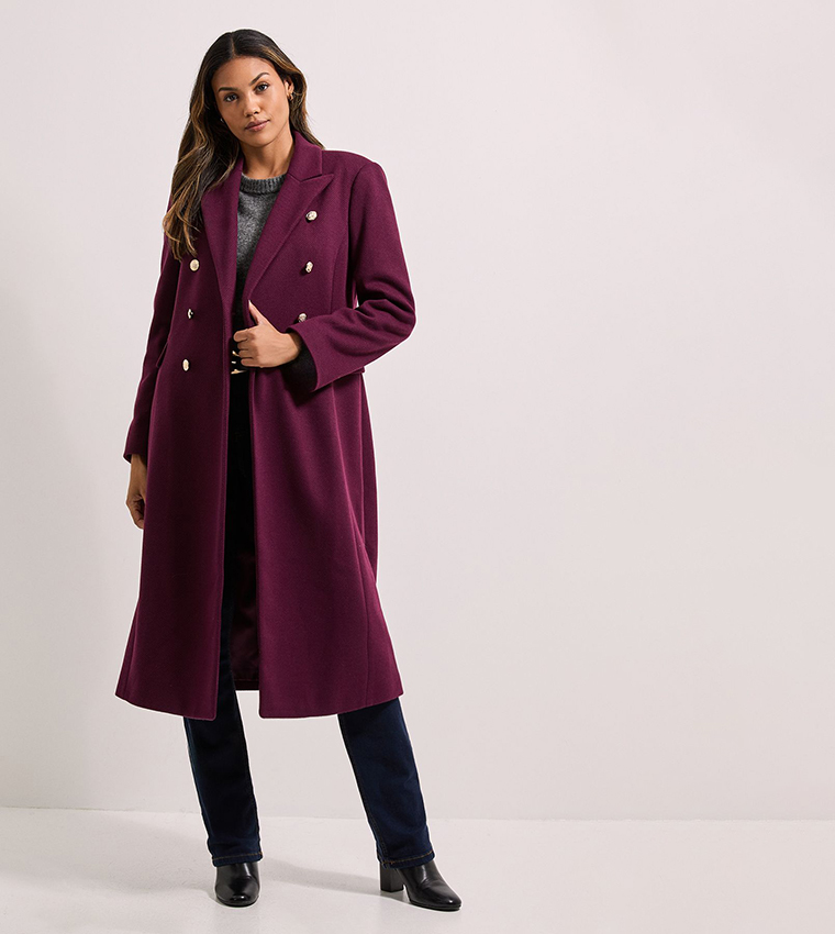 Long Sleeves Fitted Military Coat