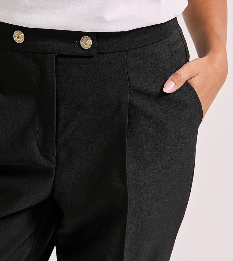 Military Ankle Grazer Trousers