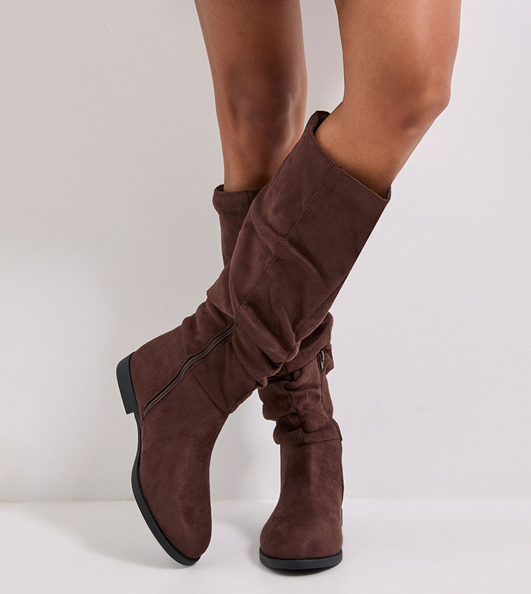 بوت شمواه صناعي بطول الركبة