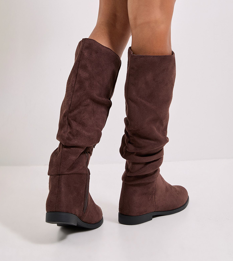 بوت شمواه صناعي بطول الركبة