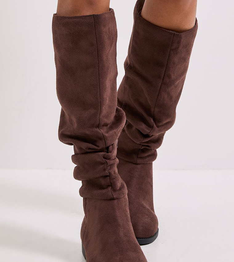 بوت شمواه صناعي بطول الركبة