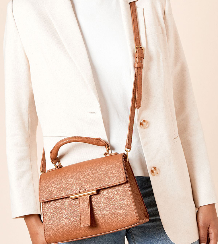Florence Gold Hardware Top Handle Bag