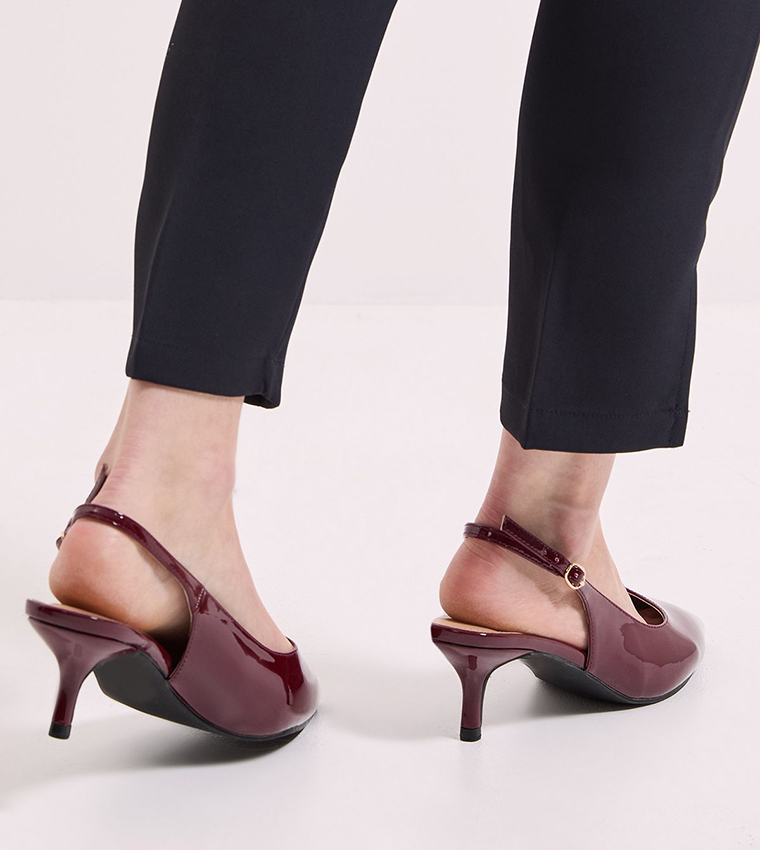 Kitten Heel Dorothy Perkins Burgundy Shoes Buy Dorothy Perkins