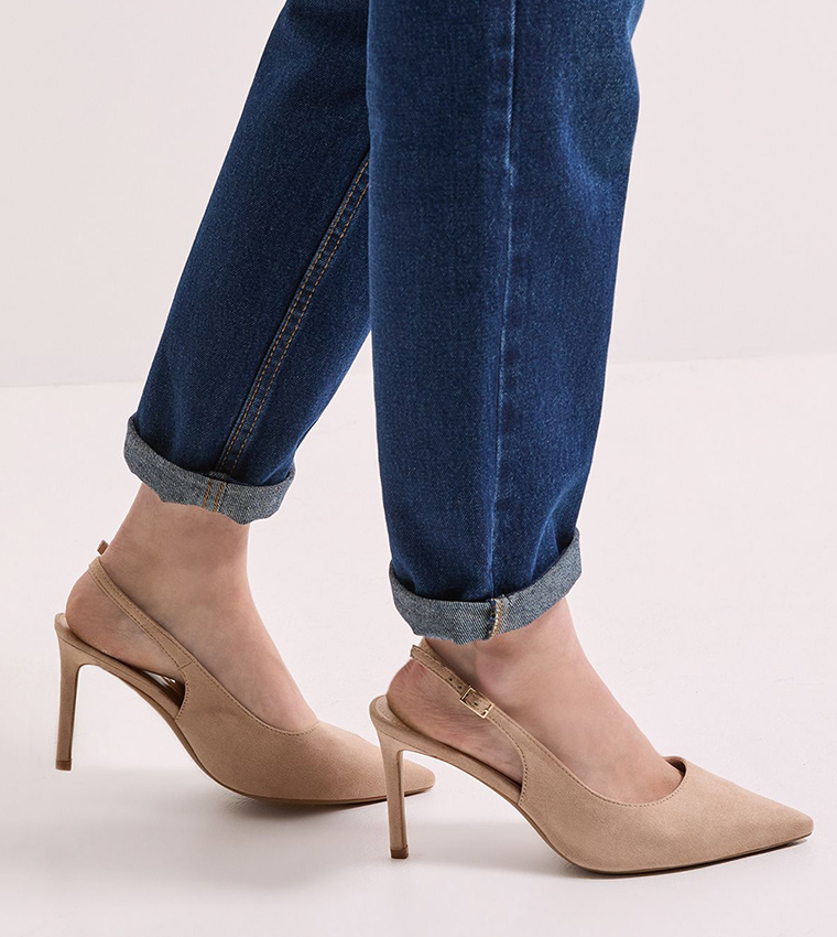 Dasha Pointed Toe Slingback Pumps