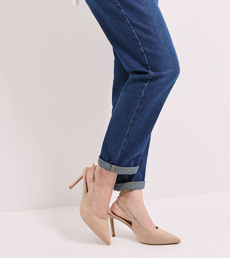 Dasha Pointed Toe Slingback Pumps