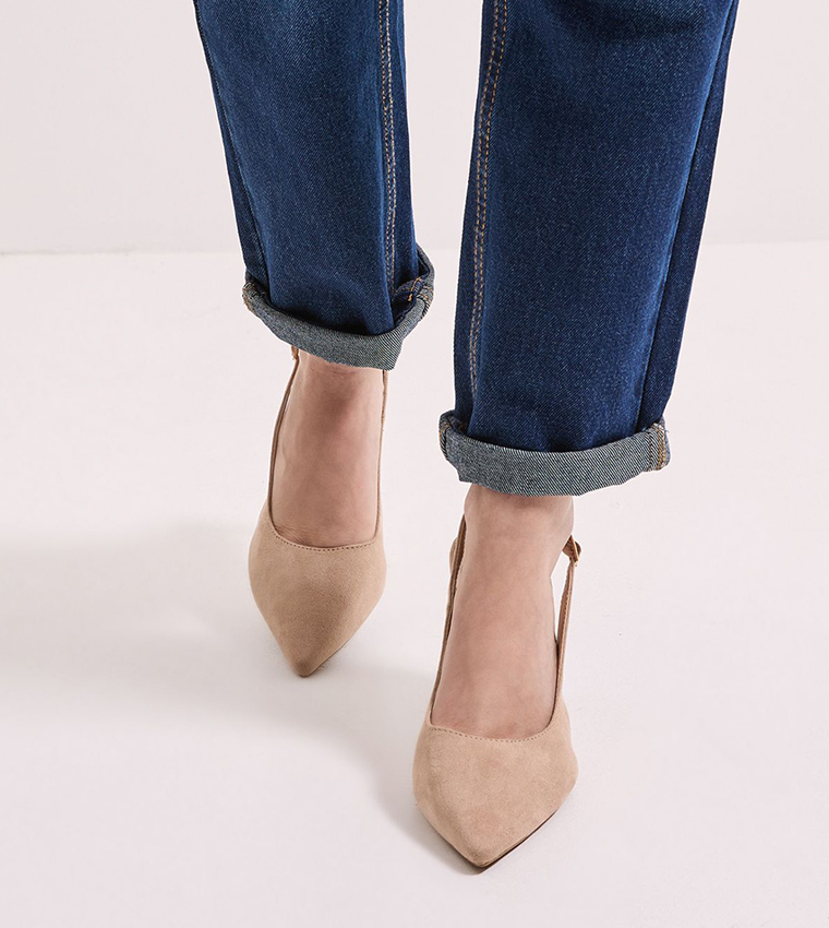 Dasha Pointed Toe Slingback Pumps
