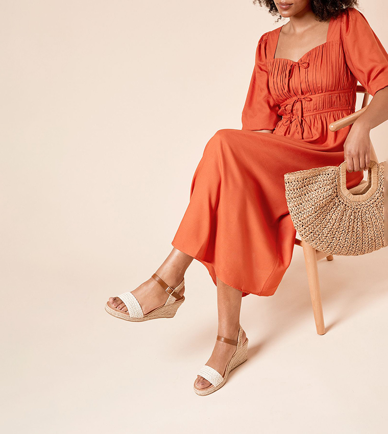 Petra Front Espadrille Wedge Sandals