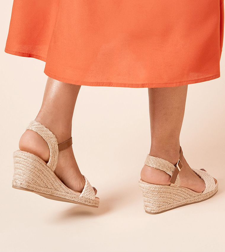 Petra Front Espadrille Wedge Sandals