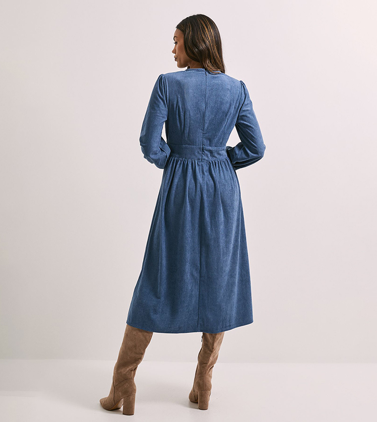 فستان ميدي كم باف