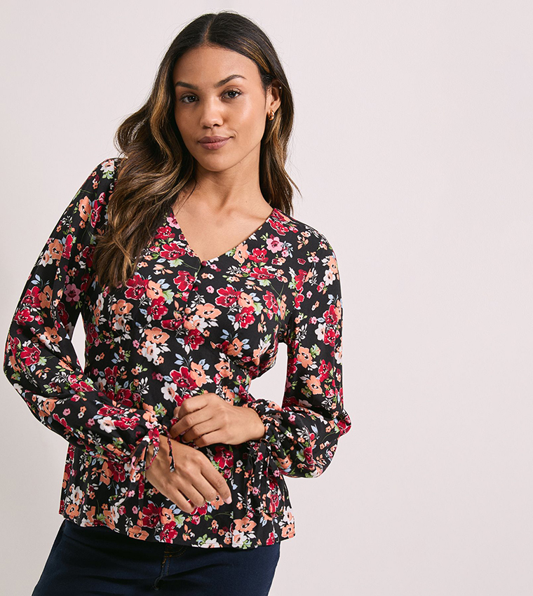 توب كم طويل بطبعة 