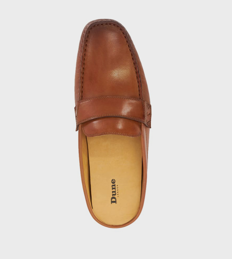 BRANDOS Round Toe Loafer Mules