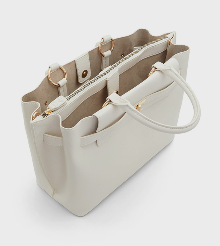 BRAVE Metal Detail Tote Bag