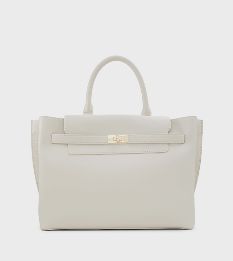 BRAVE Metal Detail Tote Bag