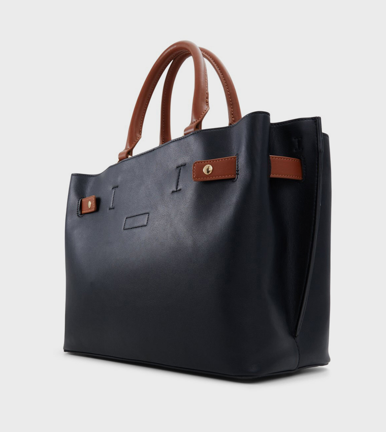 BRAVE Metal Detail Tote Bag