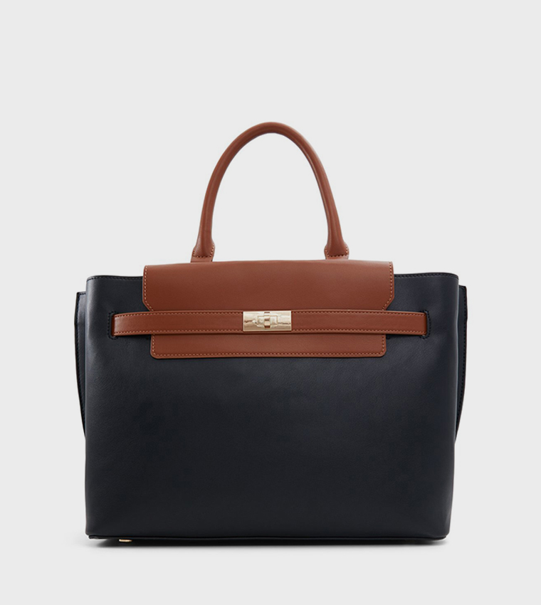 BRAVE Metal Detail Tote Bag