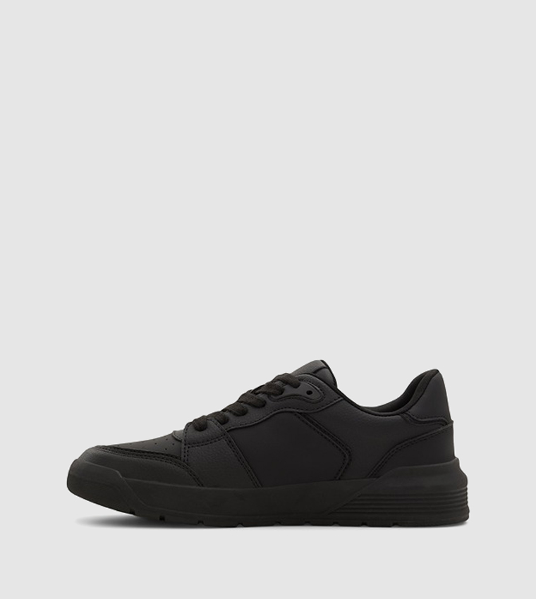 BREEZEY Perforated Lace-Up Sneakers