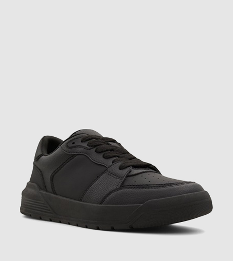 BREEZEY Perforated Lace-Up Sneakers