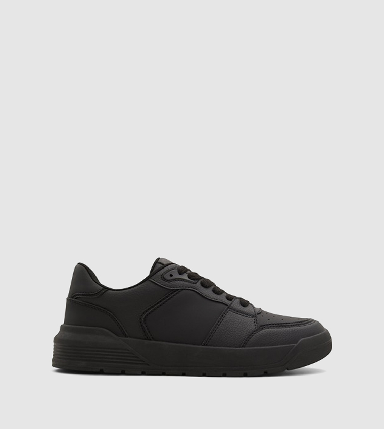 BREEZEY Perforated Lace-Up Sneakers