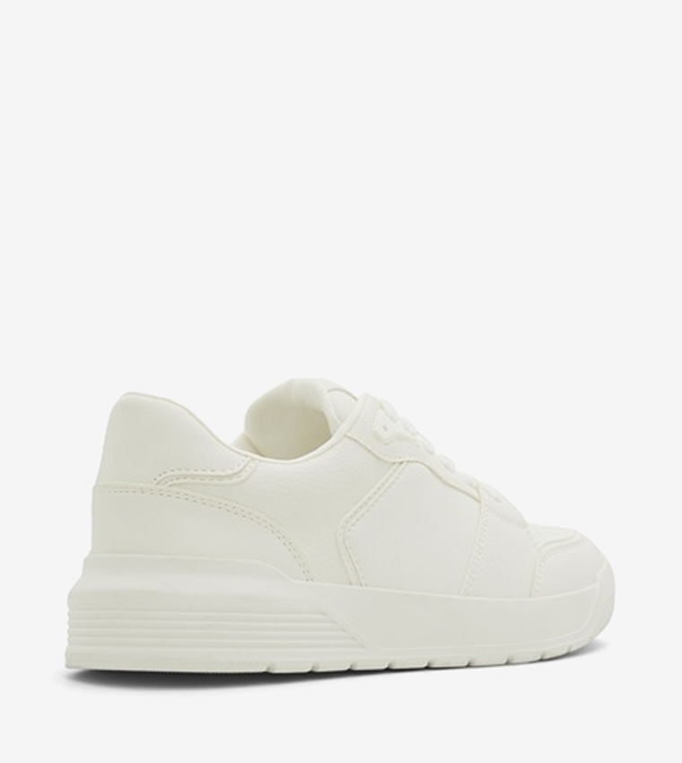 BREEZEY Perforated Lace-Up Sneakers