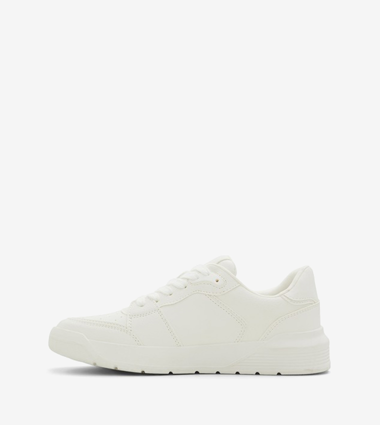 BREEZEY Perforated Lace-Up Sneakers