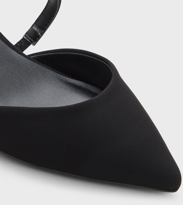 BRIANAH Pointed Toe Block Heel Pumps