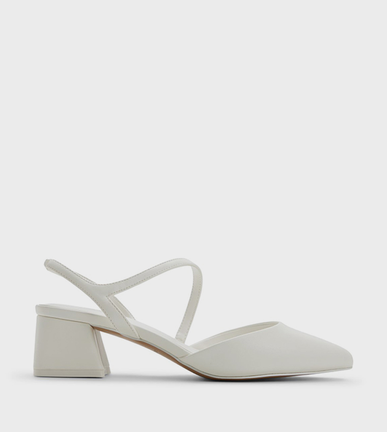 BRIANAH Pointed Toe Block Heel Pumps