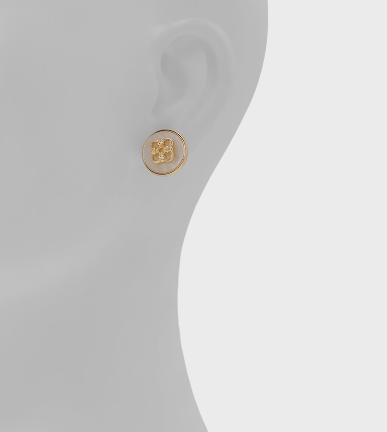BRIGITE Gold-Tone Stud Earrings