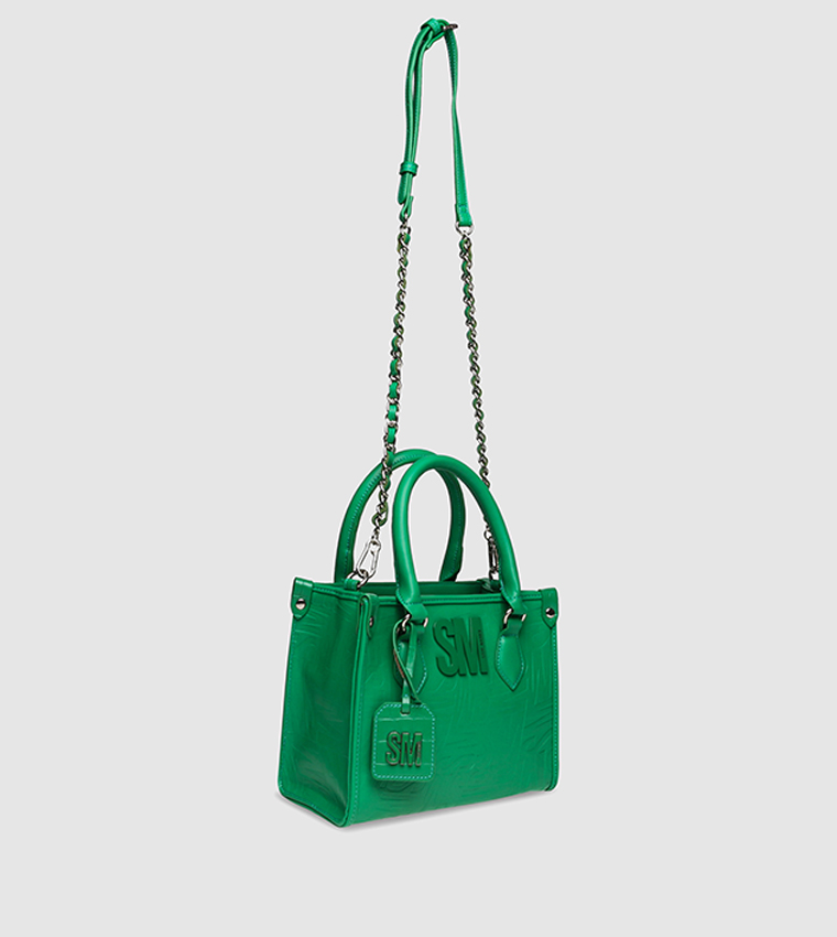 Buy Steve Madden BROLIN Logo Detail Satchel Bag In Green 6thStreet Qatar