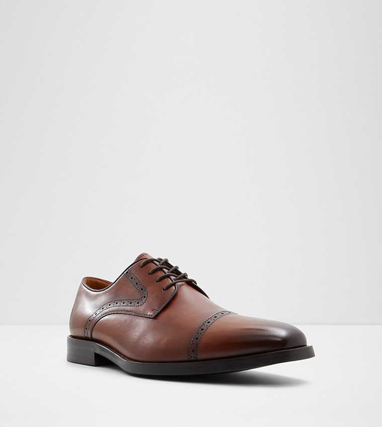 BRONKO Textured Formal Brogues