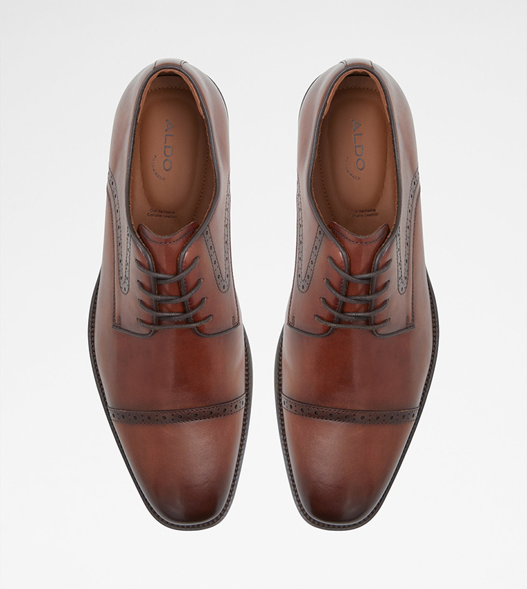 BRONKO Textured Formal Brogues