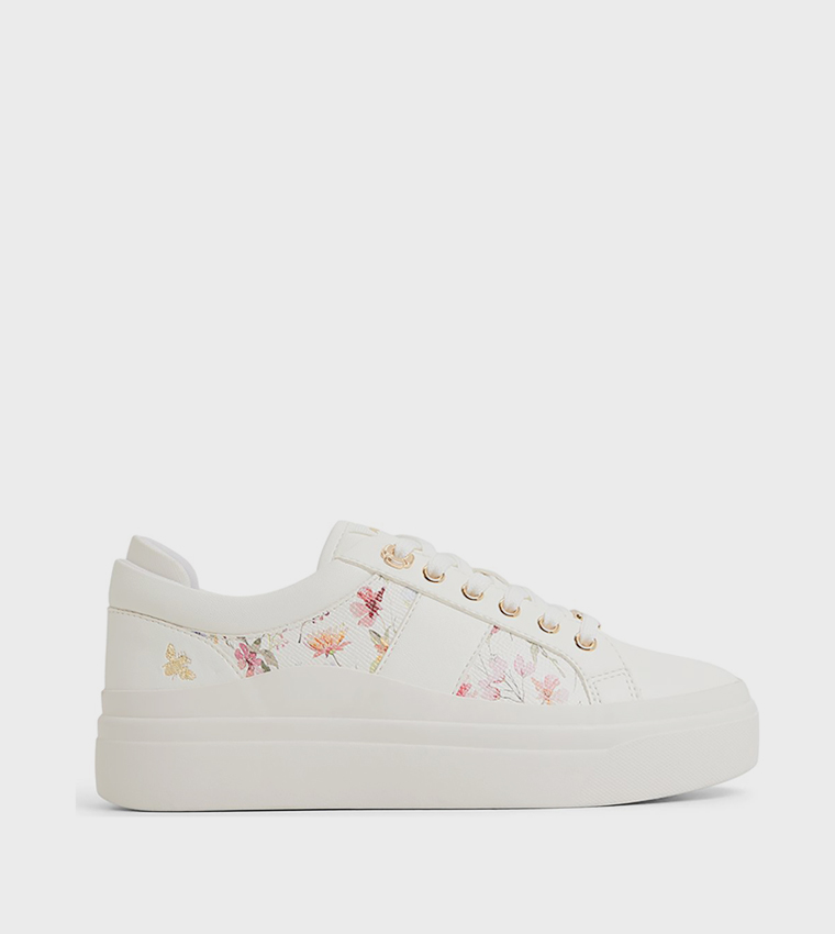 BRYNLEE Printed Lace Up Sneakers