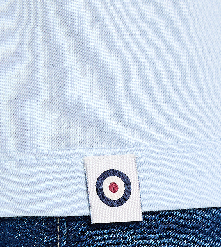 Logo Embroidered Crew Neck T-Shirt