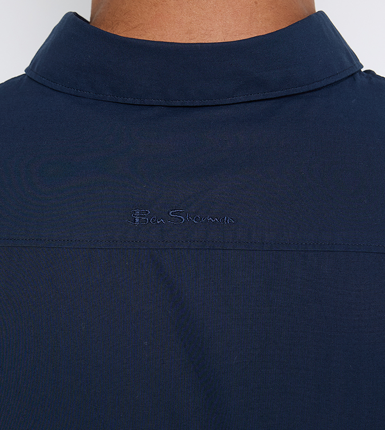 Solid Cotton Long Sleeves Shirt