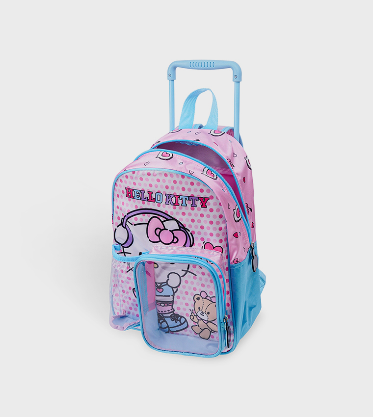 Hello Kitty Printed 13" Trolley Backpack Set