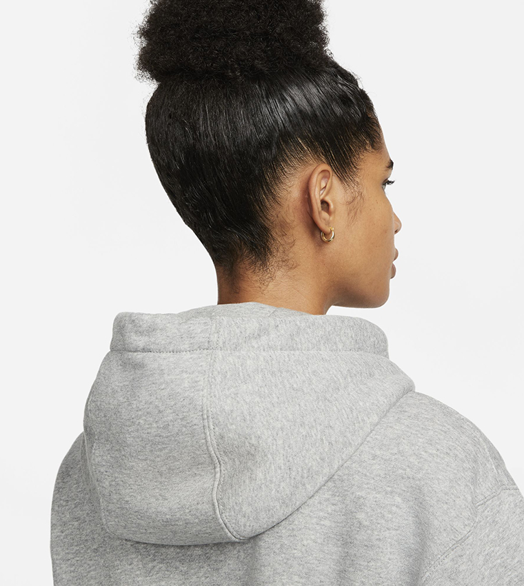 Logo Printed Club Full Zip Hoodie