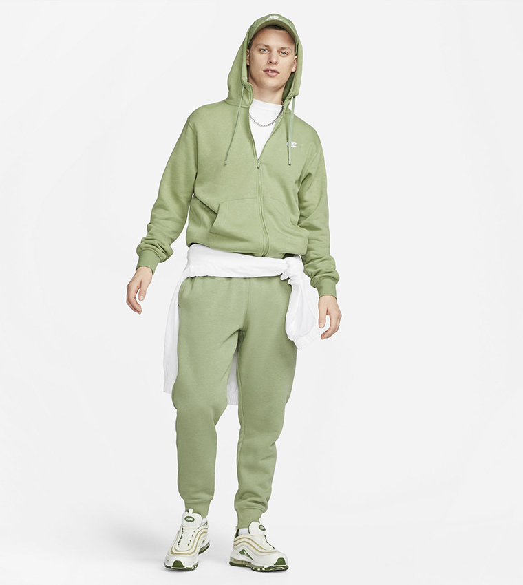 Logo Printed Club Full Zip Hoodie