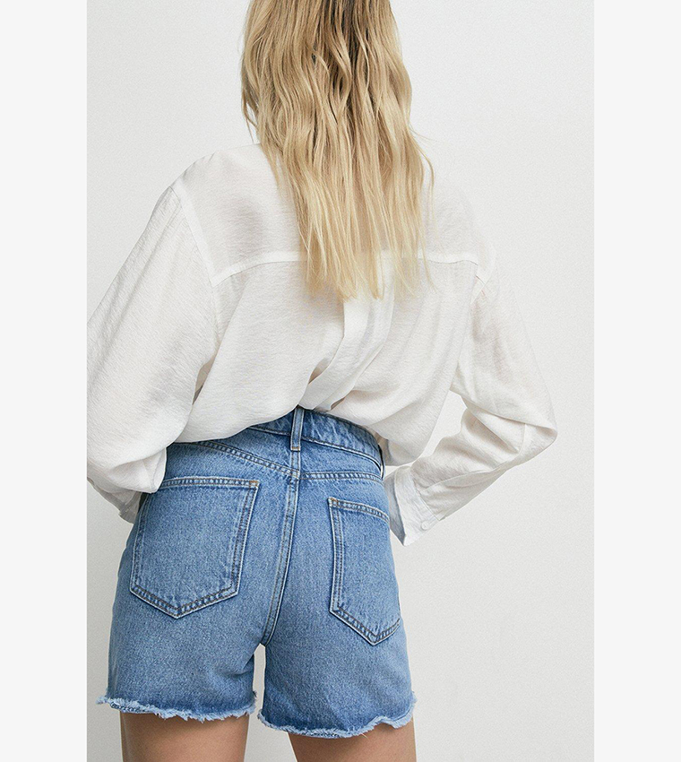 Warehouse denim shorts cheap