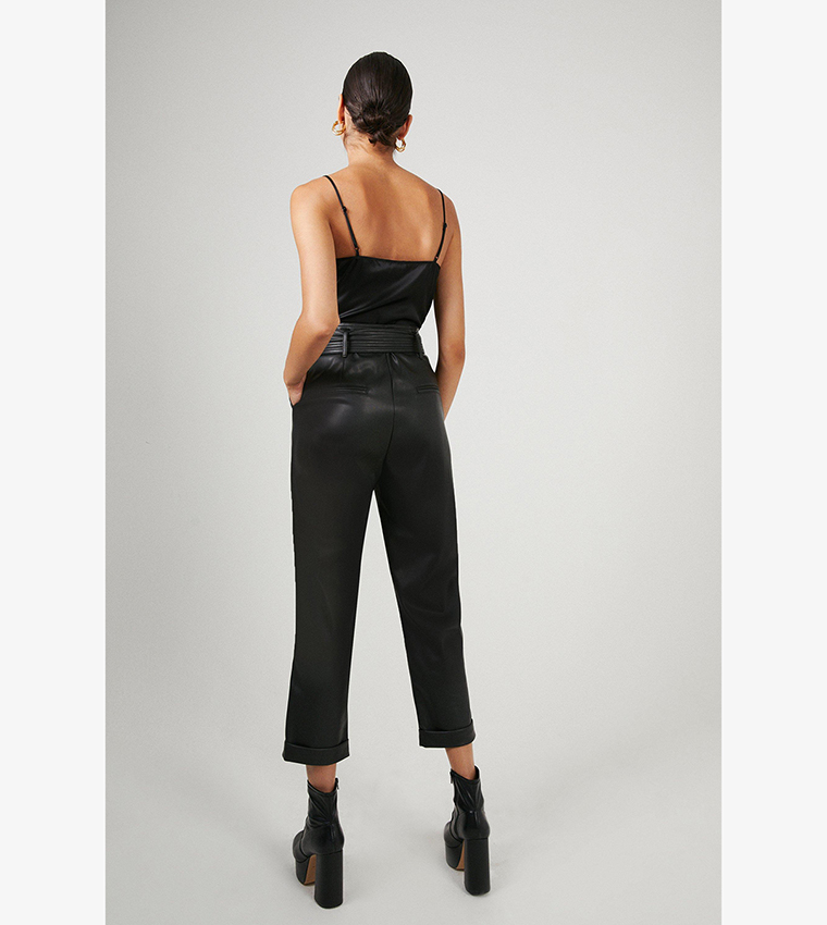 ASOS Topshop Straight Peg Trousers in Black, Women's Fashion, Bottoms,  Other Bottoms on Carousell