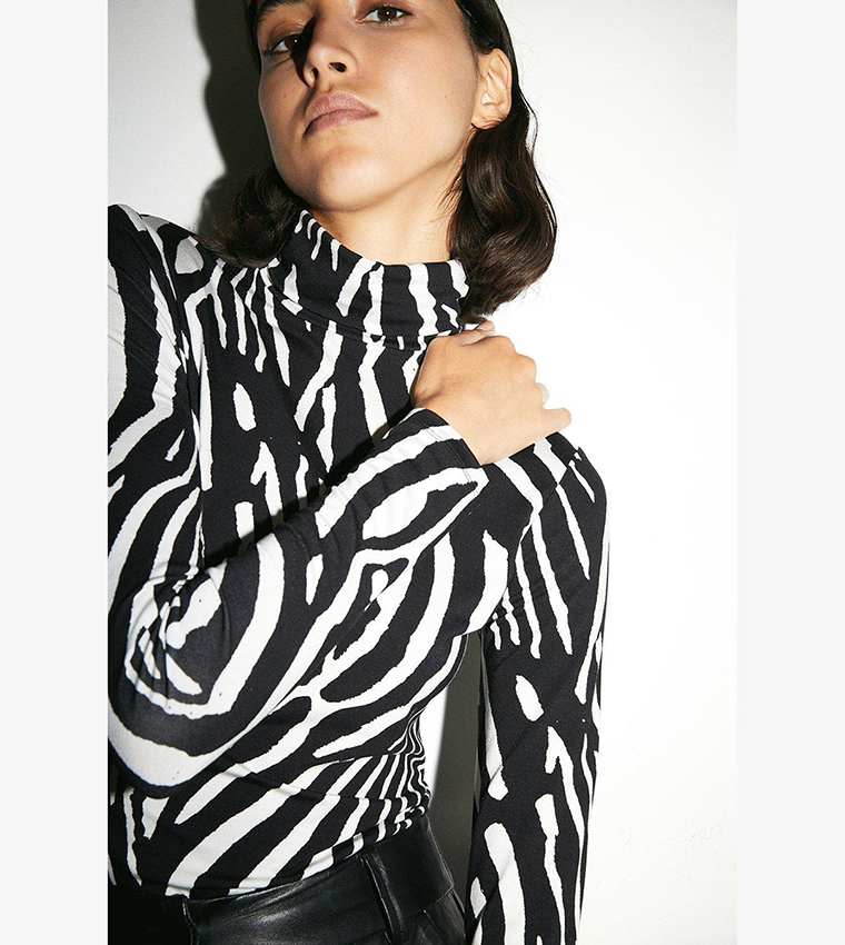 Georgia Animal Print Top 6278 main image 0