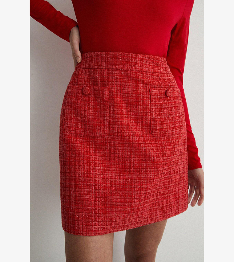 Tweed skirt cheap warehouse