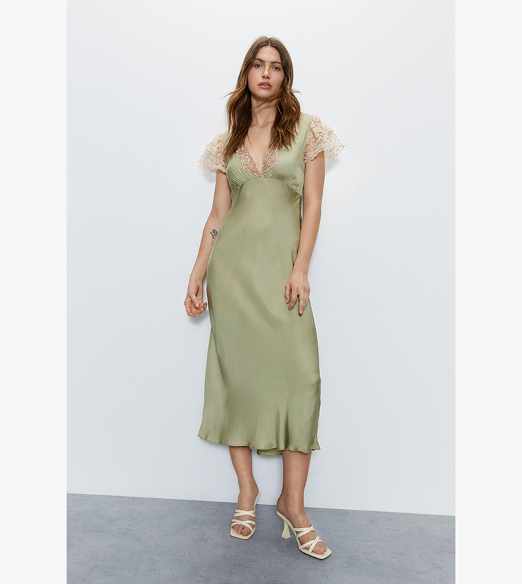 green emerald velvet dress WD23 main image 0