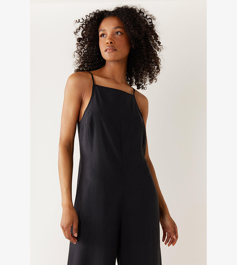 Warehouse slash neck sales jumpsuit