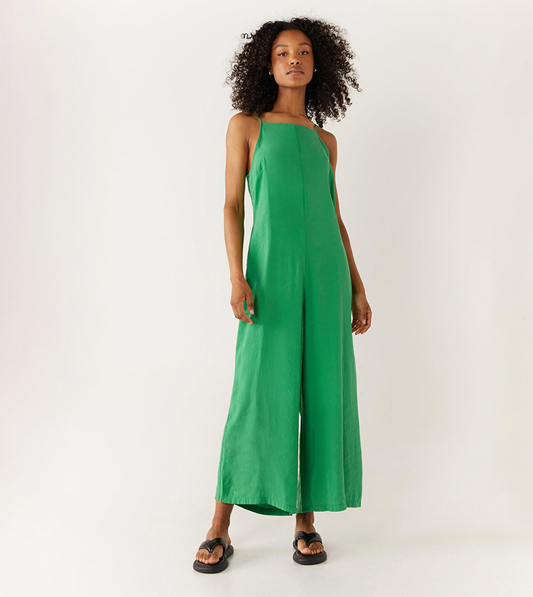 Warehouse hot sale green jumpsuit