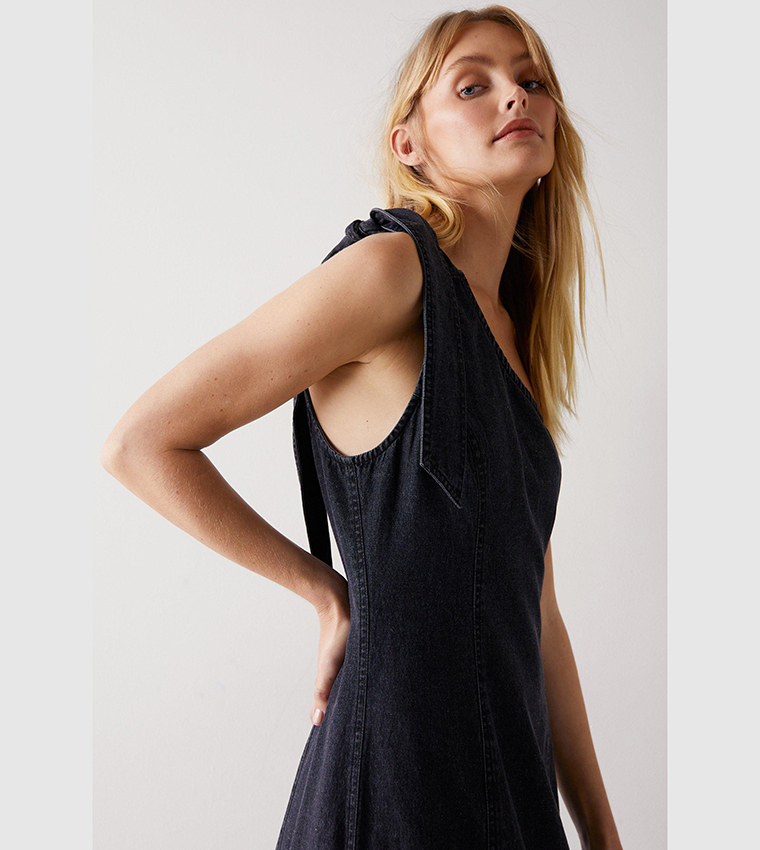 Warehouse chambray hot sale midi dress