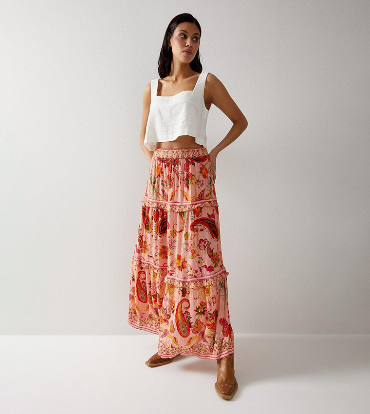 Maxi beach skirt best sale