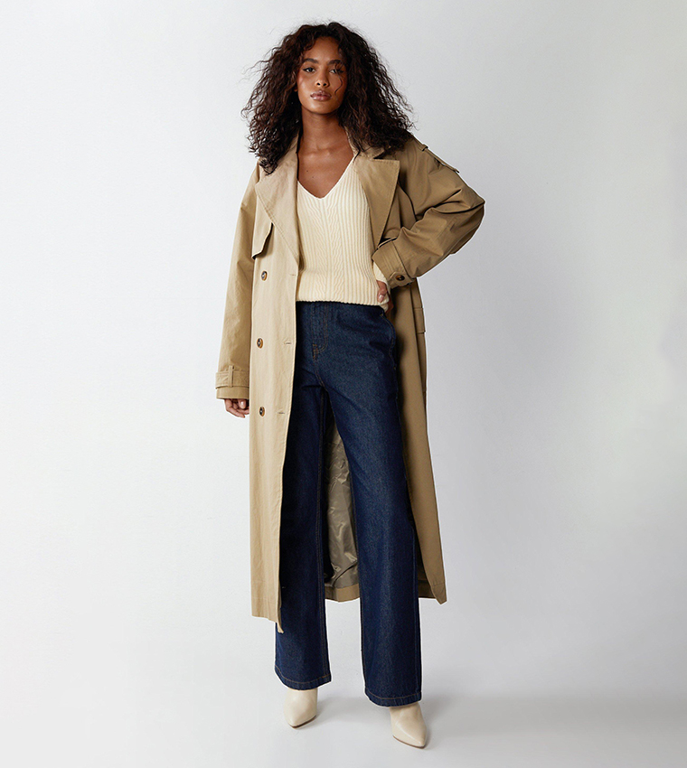Tailored Wide Leg Jeans