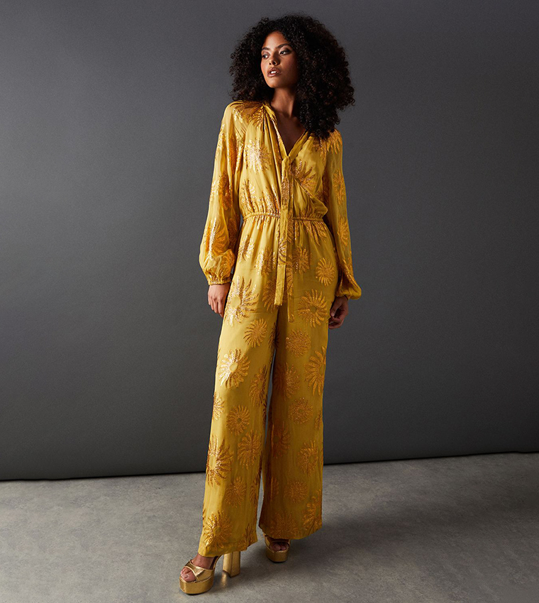 Yellow jumpsuit warehouse discount