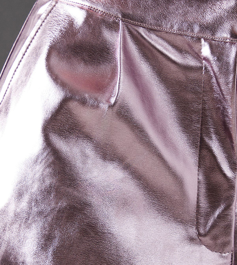 بنطال واسع بخصر متوسط