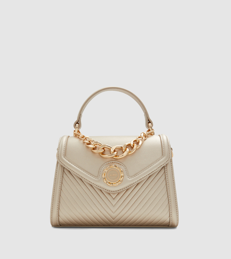 Buy Aldo BYNIGHT Quilted Top Handle Bag In CHAMPAGNE 6thStreet UAE